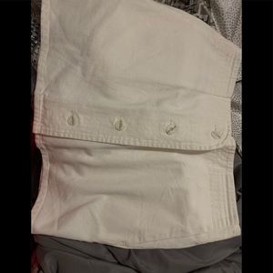 13 Bonaparte mini white skirt 🌹👍